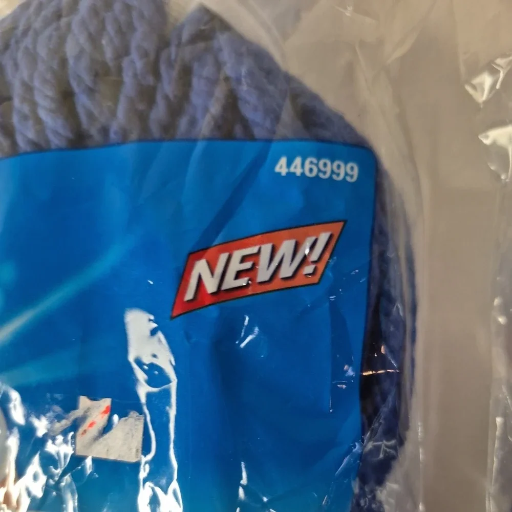 3 Mr. Clean Wring Clean Mop Head Refills Cotton Blue 446999 NEW